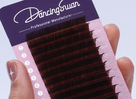 Custom Dark Brown Lash Extensions